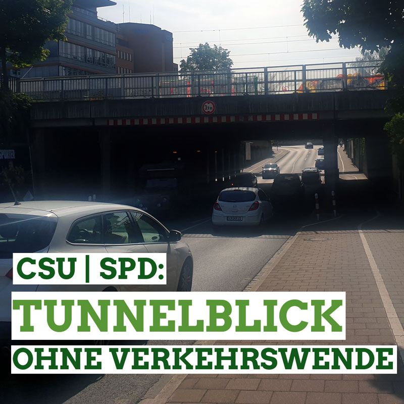 Umgestaltung der Unterführung Gütherhallenstraße: CSU und SPD wollen keine Planung ohne Autoverkehr