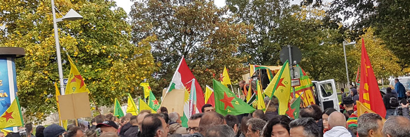 Solidarität mit Rojava - stoppt den Angriffskrieg der Türkei - Solidarität mit Rojava – Kundgebung und Demonstration in Nürnberg