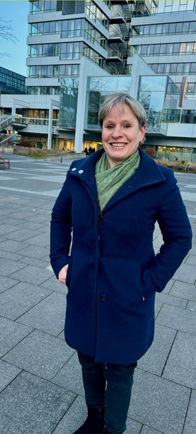 OB-Kandidatin und finanzpolitische Sprecherin Eva Linhart vom Rathaus Erlangen